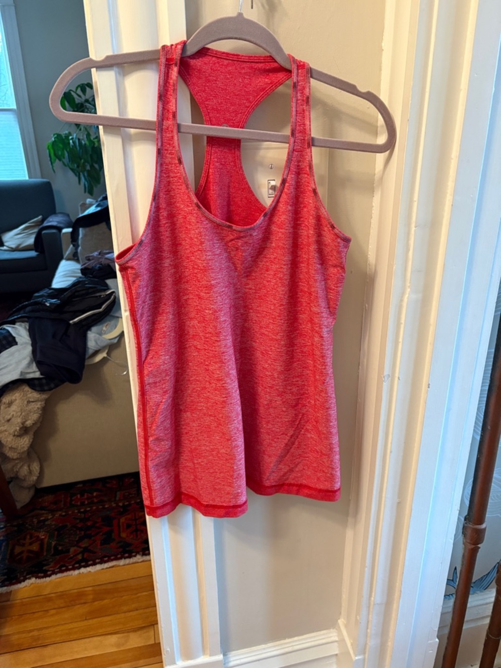 Lululemon Red Racerback Tank Top